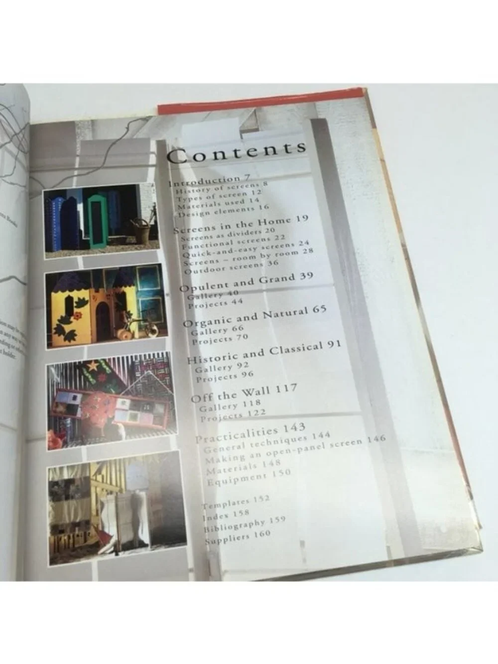 Screen Works: Ideas For Making Using Screens In The Home Marion Elliot Hardcover - Picture 4 of 8